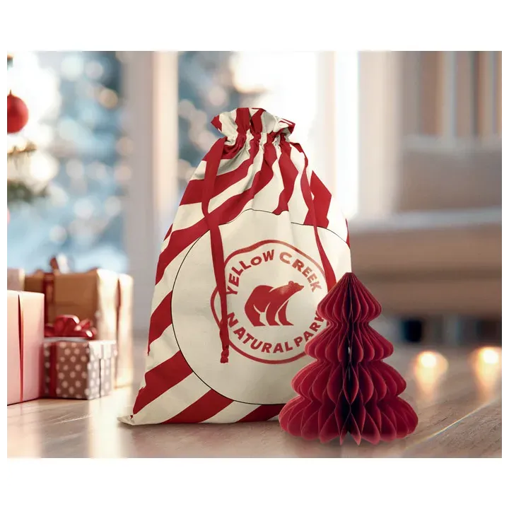 Large Santa cotton bag - CX1567 (MOCN#05)